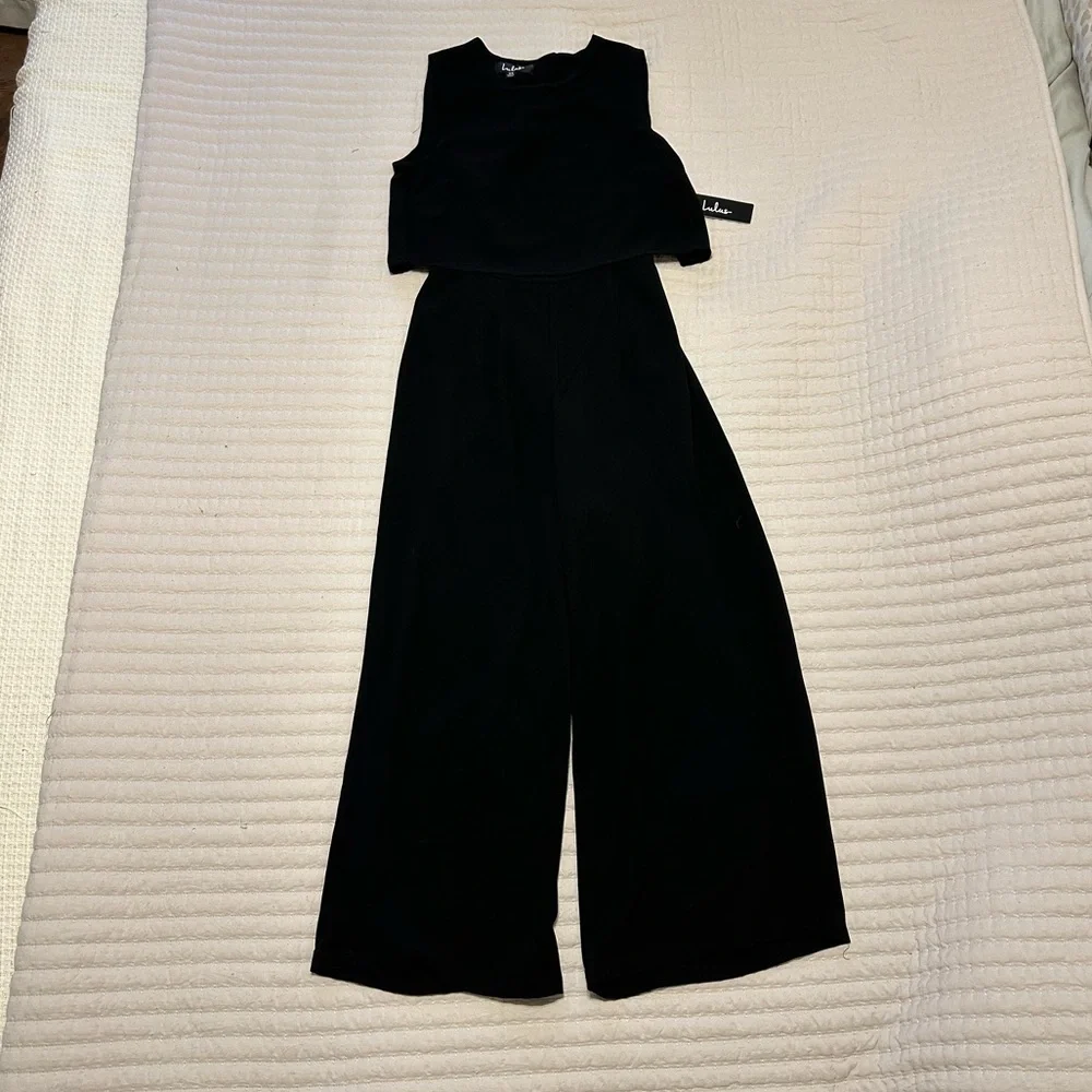 Lulus Black jumpsuit - Picture 3 of 6